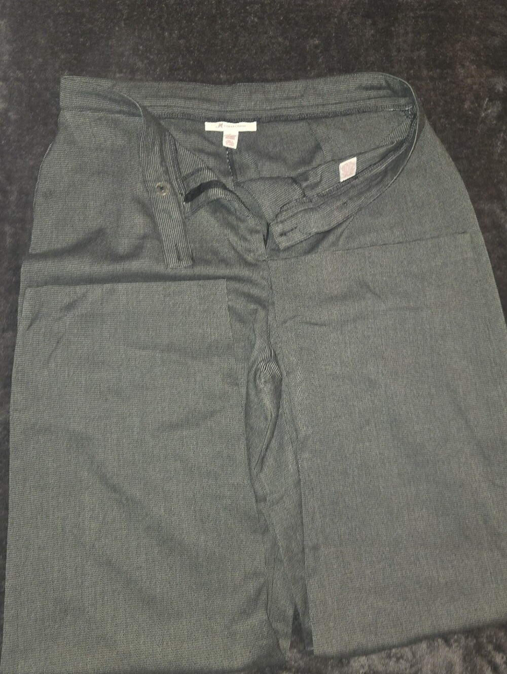 JM Collection Gray Women's Dress Pants